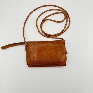 HOBO Small Brown Leather Crossbody
